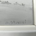 Oil on canvas signed Serge Brunoni, painting  - 2