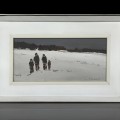 Oil on canvas signed Serge Brunoni, painting  - 1