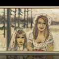 Huile sur toile signée Serge Dubreuil, tableau, peinture - 1