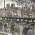 Huile sur toile signée, tableau, peinture  - 4