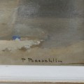Oil on canvas signed Pierre Baeschlin, Paris (left one sold ) - 2