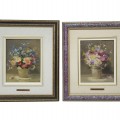 Oil on canvas signed Pierre Baeschlin, Paris (left one sold ) - 1