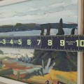 Oil on canvas signed Normand Boisvert, painting  - 4