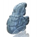 Inuit stone carving of mother and children, full of emotion. - 8