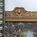 Vintage frame with art déco picture  - 2
