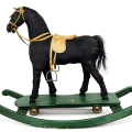 Antique rocking horse, nice condition  - 5