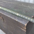 Antique dome top chest, original color and square nails assembly - 3