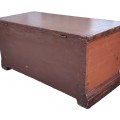 Antique pine blanket chest, original color  - 4