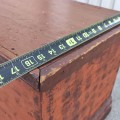 Antique pine blanket chest, original color  - 6