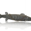 Folk art wooden carved fish  - 1