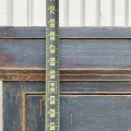Jolie armoire antique en pin, portes à panneaux creux, recolorée dans le passé - 6