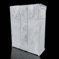 Lovely antique pine bookcase, recolored, antique cupboard missing doors - 7