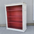 Lovely antique pine bookcase, recolored, antique cupboard missing doors - 8
