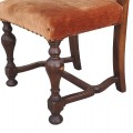 Jolie chaise rembourrée avec piétement à traverses - 2