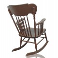 Nice antique pressback rocking chair  - 3