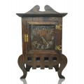 Jolie horloge en chêne, style Mission  - 1