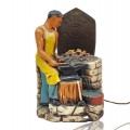 Vintage plaster lamp with blacksmith - 1