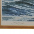 Lithography signed, 142/900, sailboat printed painting  - 2