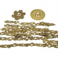 Beautiful 1980 brass chandelier  - 5