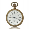 Antique sterling American waltham watch - 1