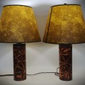 Pair of vinage lamps, signed  - 3