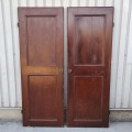 Jolie paire de portes d'armoire, double caissons  - 5
