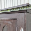 Jolie petite armoire antique en pin, style Gothique  - 6