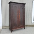 Jolie petite armoire antique en pin, style Gothique  - 10
