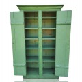 Jolie petite armoire naïve assemblée à clous carrés, telle que trouvée  - 2