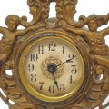 Beautiful little cast iron clock  - 2