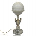 Beuatiful marble lamp with bird - 1