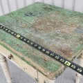 Nice little one drawer table, lovely colors - 3