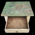 Nice little one drawer table, lovely colors - 5
