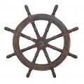 Jolie roue de gouvernail de bateau - 1