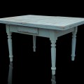 Antique rustique butterfly pannels table  - 1