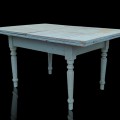 Antique rustique butterfly pannels table  - 9