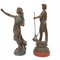 Victorian regul statues (right one sold) - 5
