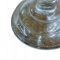 Antique glass oil lamp - 3