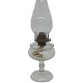 Antique glass oil lamp - 1