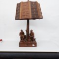 FOLK ART LAMP - 4