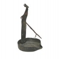 Antique forged lamp ''bec de corbeau'' - 1