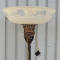 Lampe torchère antique - 2