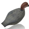 Vintage wooden duck hunting decoy - 4