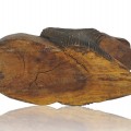 Wooden carved lion sculpture  - 4