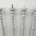 Set of 4 church candlesicks (4 feet tall) -- (2 HAVE BEEN SOLD) - 4