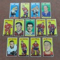 Lot de cartes de hockey Topps Tall Boys, 1964-65 - 2