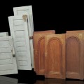 Lot of antique wooden cupboard doors  - 1