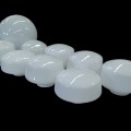 Lot d'anciens globes ''milkglass'' en verre de lait, abat-jours de luminaires - 1