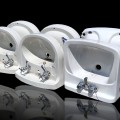 Wall porcelain sinks - 1