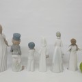 Lot de statuettes en porcelaine, figurines ( gauche vendu  + 4e) - 2